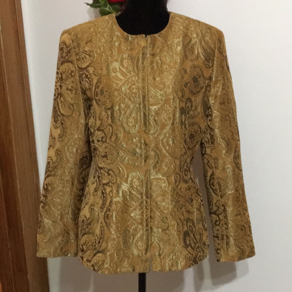 Harve Benard Gold Blazer Lsz fully lined worn a couple of times